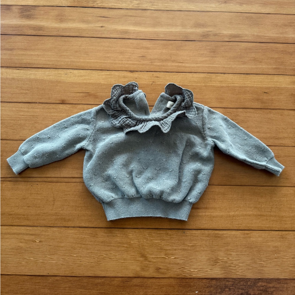 Quincy Mae Peter Pan Collar Sweater
